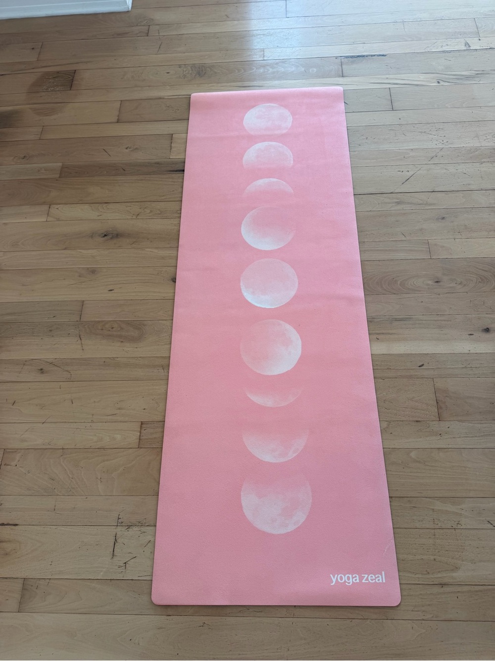 Pink Moon Phase Non-Slip Yoga Mat